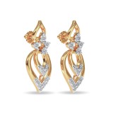 Diamond Stud Eulla Earring Rose Gold
