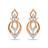 Diamond Stud Eulla Earring Rose Gold