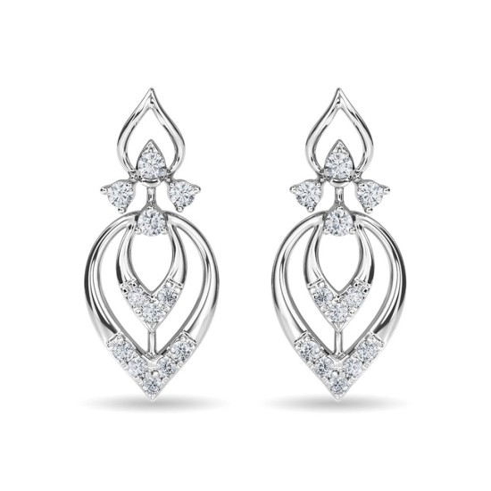 Diamond Stud Eulla Earring Rose Gold