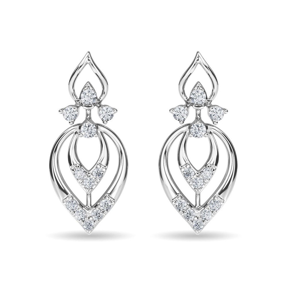 Diamond Stud Eulla Earring Rose Gold