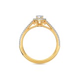 Solitaire Erina Ring Kisna White Gold Ring