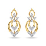 Diamond Stud Eulla Earring Rose Gold