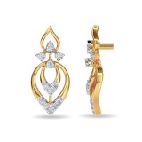 Diamond Stud Eulla Earring Rose Gold